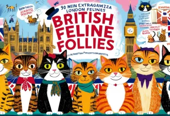 British Feline Follies: A Witty 90-Minute Animated Extravaganza