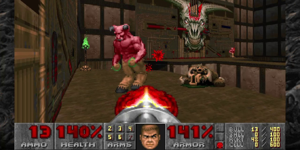 Doom II Hell on Earth gameplay