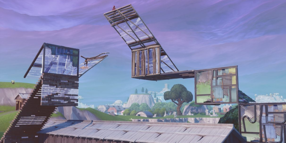 fortnite building game