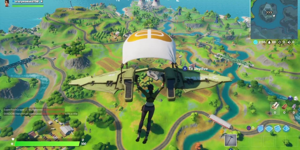 fortnite landing