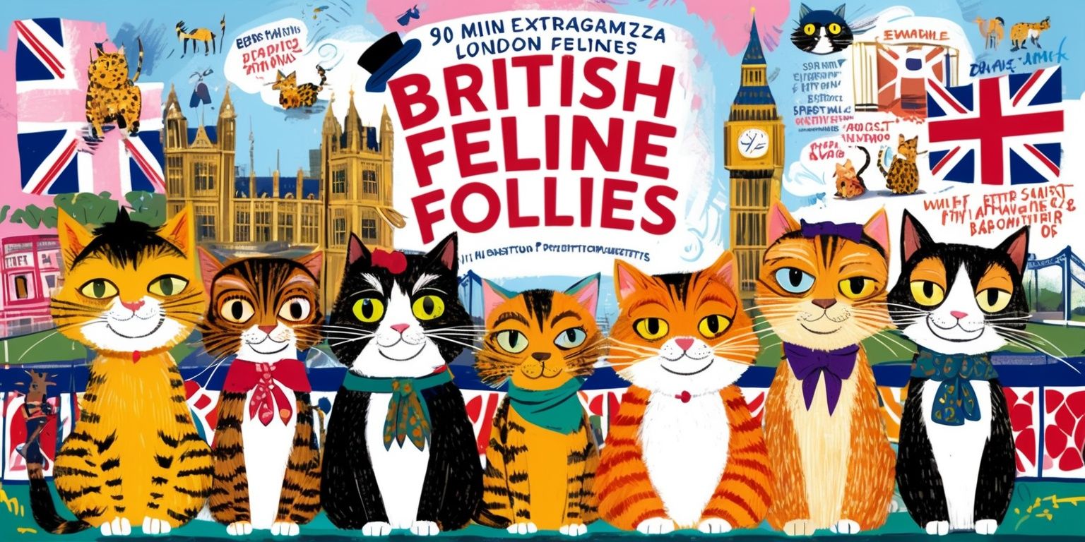 British Feline Follies: A Witty 90-Minute Animated Extravaganza